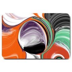 Abstract Orb Large Doormat  by digitaldivadesigns