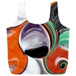 Abstract Orb Full Print Recycle Bags (L)  Front