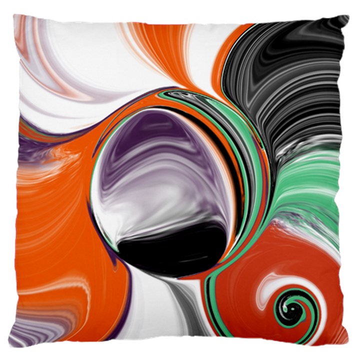 Abstract Orb Standard Flano Cushion Case (One Side)