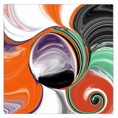 Abstract Orb Large Satin Scarf (square)