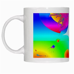 Abstract Color Dream White Mugs by icarusismartdesigns