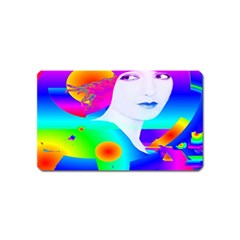 Abstract Color Dream Magnet (name Card) by icarusismartdesigns