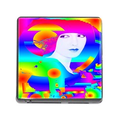 Abstract Color Dream Memory Card Reader (square) by icarusismartdesigns