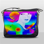 Abstract Color Dream Messenger Bags Front