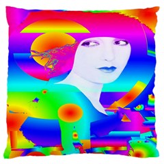 Abstract Color Dream Standard Flano Cushion Case (one Side) by icarusismartdesigns