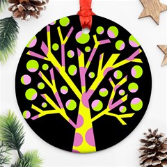 Simple Colorful Tree Ornament (round)  by Valentinaart