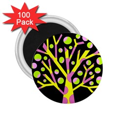 Simple Colorful Tree 2 25  Magnets (100 Pack)  by Valentinaart