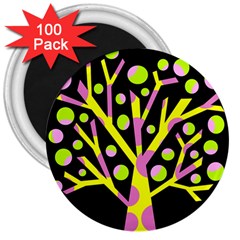 Simple Colorful Tree 3  Magnets (100 Pack) by Valentinaart