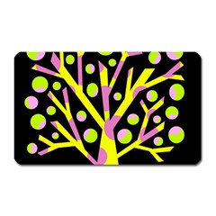 Simple Colorful Tree Magnet (rectangular) by Valentinaart