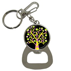 Simple Colorful Tree Bottle Opener Key Chains by Valentinaart