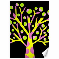 Simple Colorful Tree Canvas 12  X 18   by Valentinaart