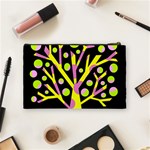 Simple colorful tree Cosmetic Bag (Medium)  Back