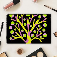 Simple Colorful Tree Cosmetic Bag (large)  by Valentinaart