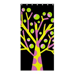 Simple Colorful Tree Shower Curtain 36  X 72  (stall)  by Valentinaart