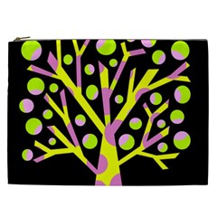 Simple Colorful Tree Cosmetic Bag (xxl)  by Valentinaart