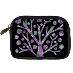 Purple Magical Tree Digital Camera Cases by Valentinaart