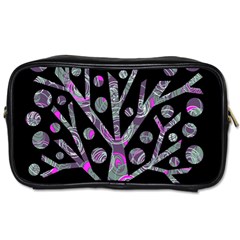 Purple Magical Tree Toiletries Bags by Valentinaart