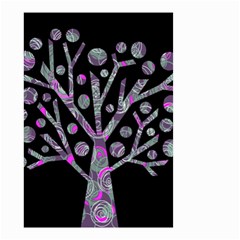 Purple Magical Tree Small Garden Flag (two Sides) by Valentinaart