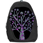 Purple magical tree Backpack Bag Front