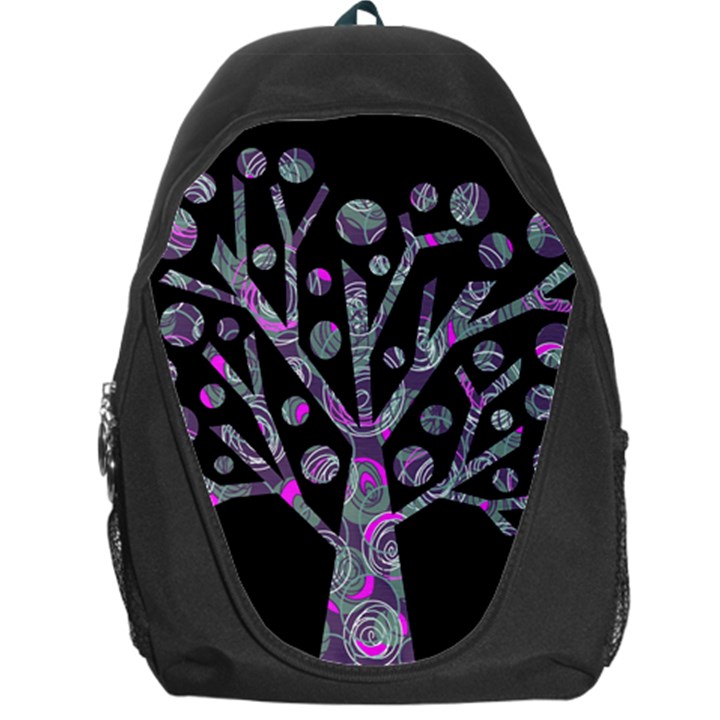 Purple magical tree Backpack Bag