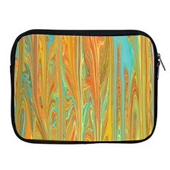 Beautiful Abstract In Orange, Aqua, Gold Apple Ipad 2/3/4 Zipper Cases by digitaldivadesigns