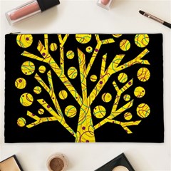 Yellow Magical Tree Cosmetic Bag (xxl)  by Valentinaart