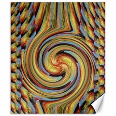 Gold Blue And Red Swirl Pattern Canvas 20  X 24   by digitaldivadesigns