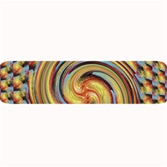 Gold Blue And Red Swirl Pattern Large Bar Mats