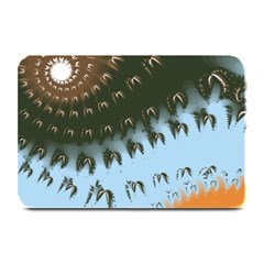 Sun-ray Swirl Design Plate Mats