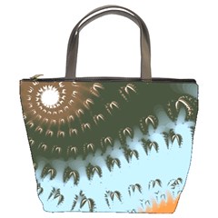 Sun-ray Swirl Design Bucket Bags