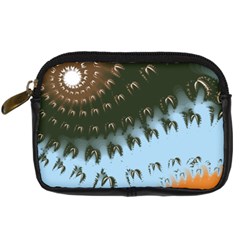 Sun-ray Swirl Design Digital Camera Cases by digitaldivadesigns