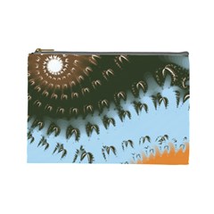 Sun-ray Swirl Design Cosmetic Bag (large)  by digitaldivadesigns