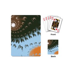 Sun-ray Swirl Design Playing Cards (mini) 