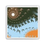 Sun-Ray Swirl Design Memory Card Reader (Square)  Front