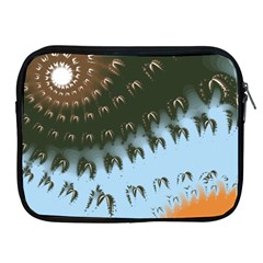 Sun-ray Swirl Design Apple Ipad 2/3/4 Zipper Cases