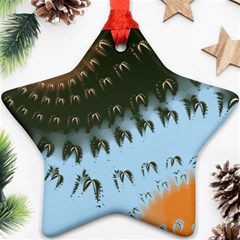 Sun-ray Swirl Design Ornament (star) 