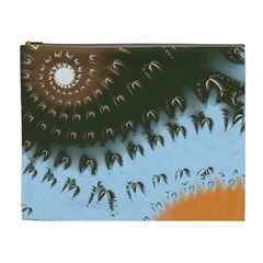 Sun-ray Swirl Design Cosmetic Bag (xl)