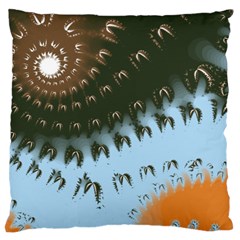 Sun-ray Swirl Design Standard Flano Cushion Case (one Side)