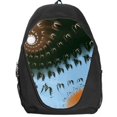 Sun-ray Swirl Pattern Backpack Bag by digitaldivadesigns