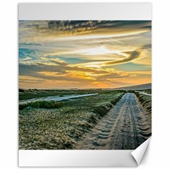 Jericoacoara National Park Dunes Road Canvas 11  X 14   by dflcprints