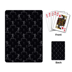 Surfing Motif Pattern Playing Card by dflcprints