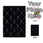 Surfing Motif Pattern Multi-purpose Cards (Rectangle)  Back 2