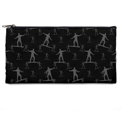 Surfing Motif Pattern Pencil Cases by dflcprints