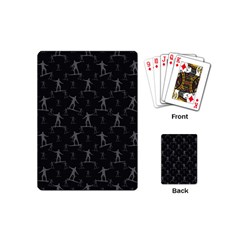 Surfing Motif Pattern Playing Cards (mini)  by dflcprints