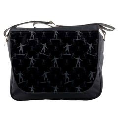 Surfing Motif Pattern Messenger Bags