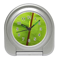 Ensete Leaf Travel Alarm Clocks by picsaspassion