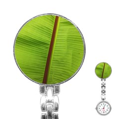 Ensete Leaf Stainless Steel Nurses Watch by picsaspassion