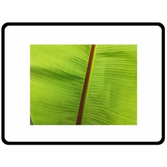 Ensete Leaf Double Sided Fleece Blanket (large)  by picsaspassion