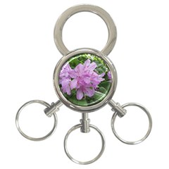 Purple Rhododendron Flower 3-ring Key Chains by picsaspassion