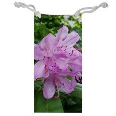 Purple Rhododendron Flower Jewelry Bags by picsaspassion